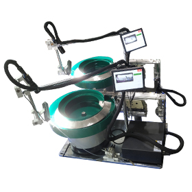 Round Iron Sheet Automatic Vibration Bowl Feeder With Camera Display