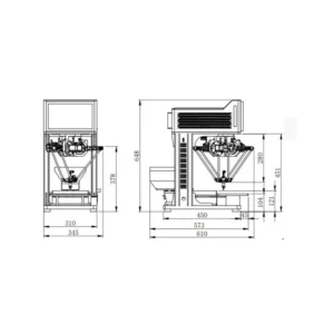Robot Delta x Bộ nạp linh hoạt 7 mo phong kich thuoc robot delta