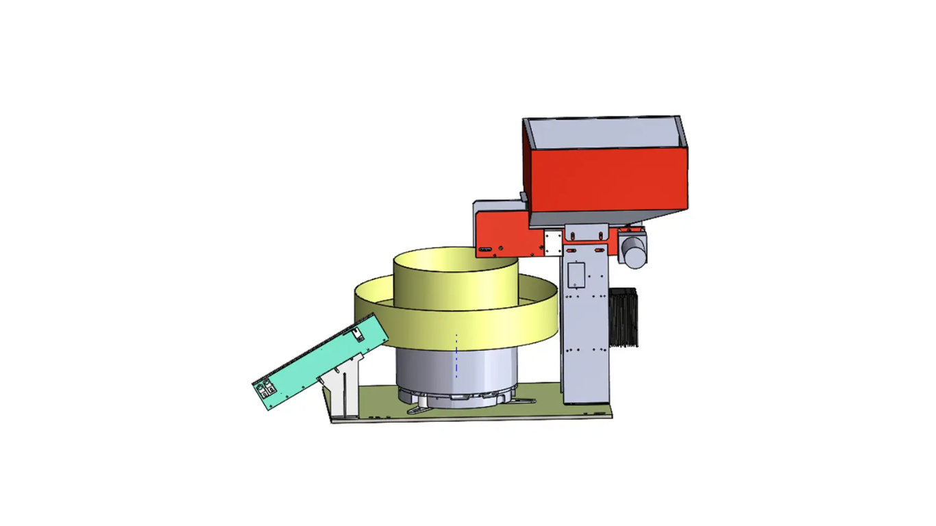 Vibrating hopper for feeding workpieces