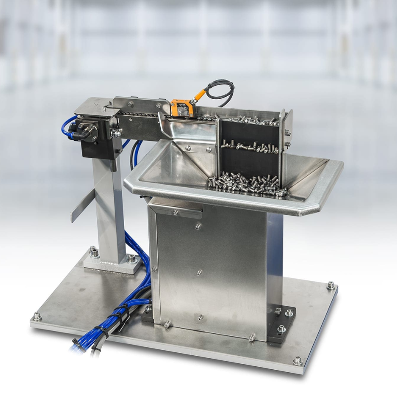 Bộ cấp phôi dạng bậc thang: Giải pháp êm ái cho chi tiết nặng và nhạy cảm 4 Bộ cấp phôi dạng bậc thang