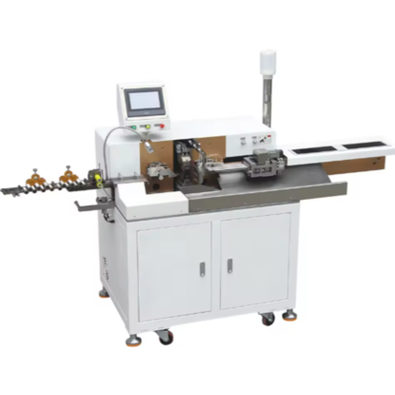 Máy tự động cắt, tước dây, xoắn đồng và nhúng thiếc đa năng 1 ALL-IN-ONE HARNESS PROCESSING MACHINE