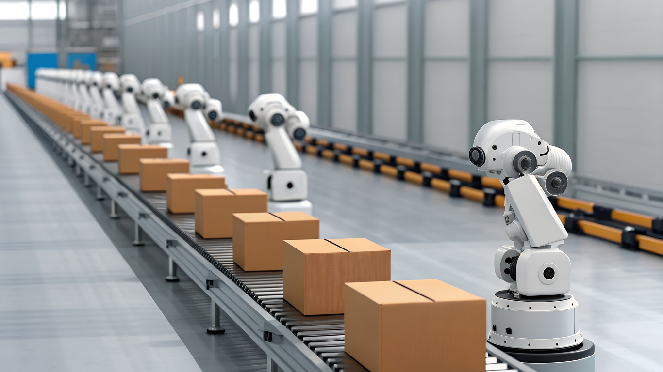 Robot Delta xử lý vật liệu: Vua tốc độ trong Pick & Place và tiêu chuẩn vệ sinh 3 Công nghệ tích hợp bắt buộc: Vision System và đồng bộ băng tải