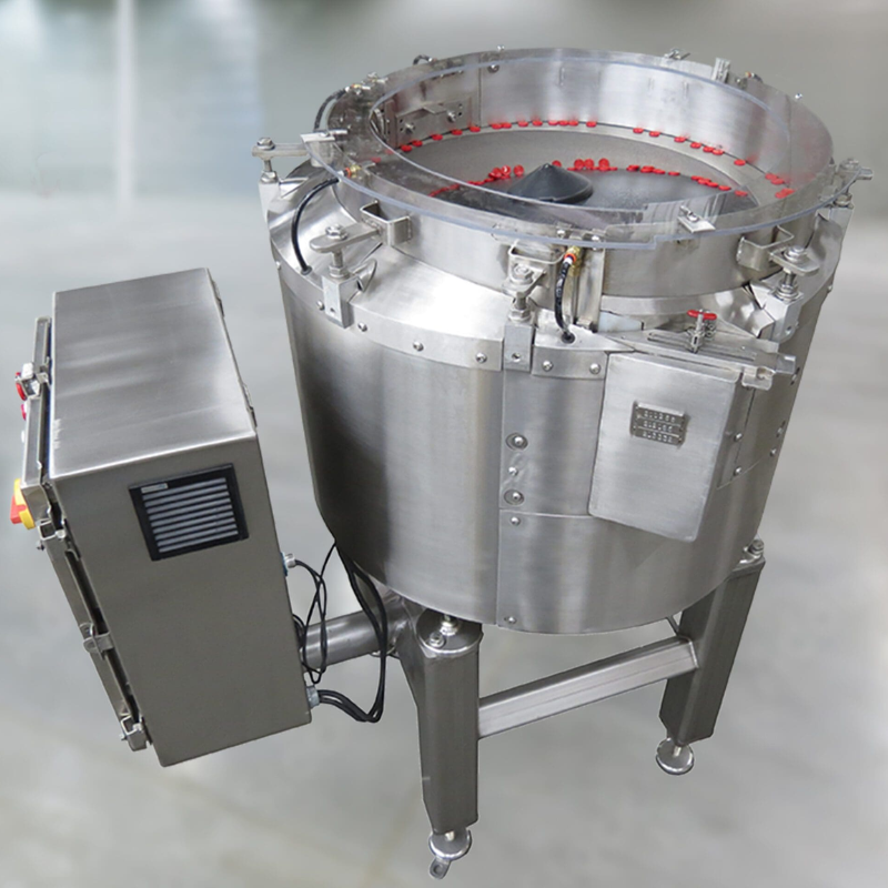 Máy nạp nắp ly tâm: Giải pháp cấp nắp tốc độ cực đại cho dây chuyền 3 Máy nạp nắp ly tâm