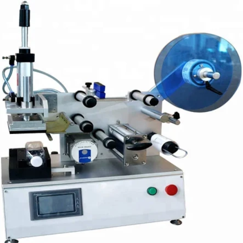 Máy dán nhãn bán tự động hộp