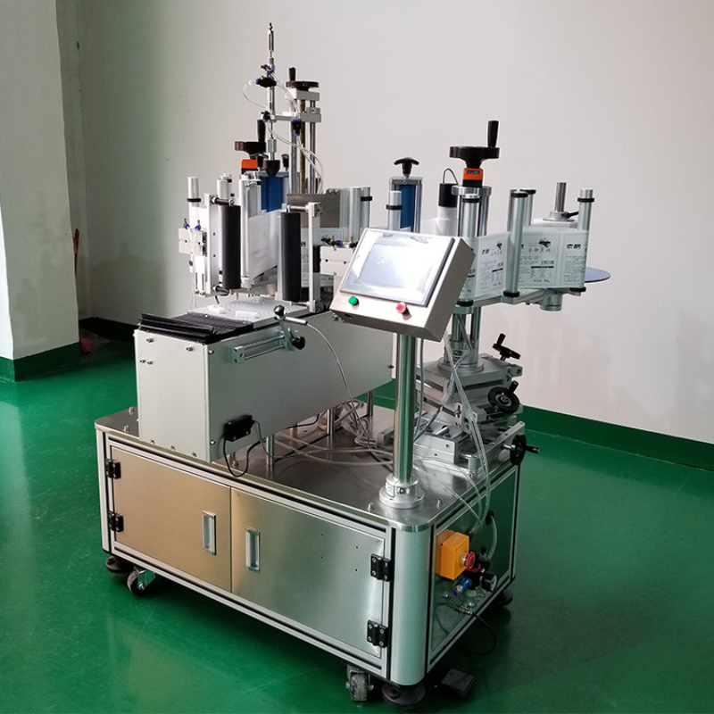 Máy dán nhãn chai vuông tự động