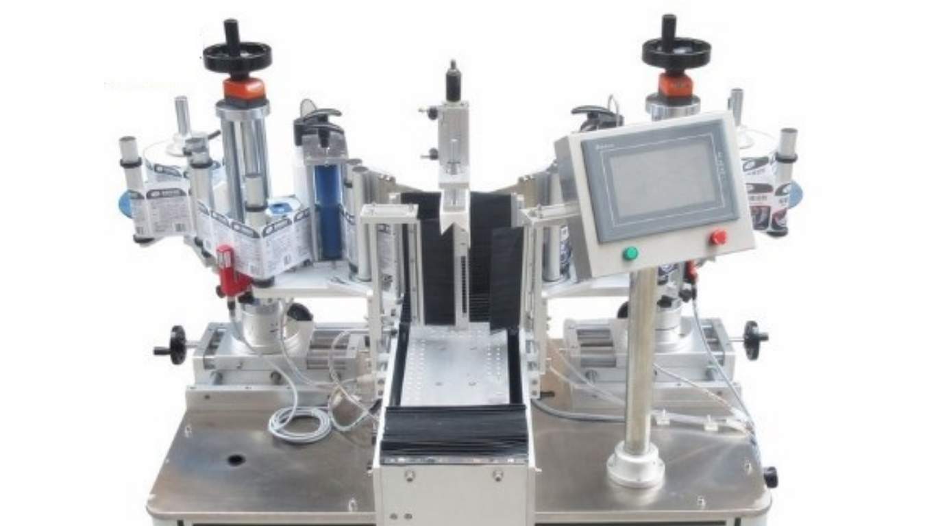 Máy dán nhãn nắp chai