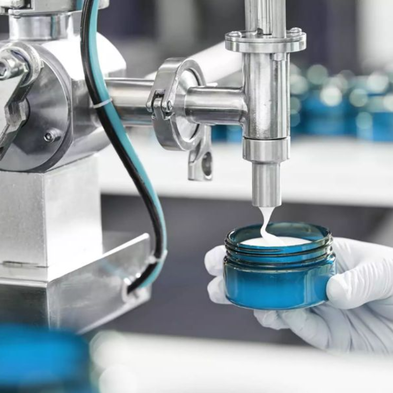 Máy đóng gói mỹ phẩm dạng hũ