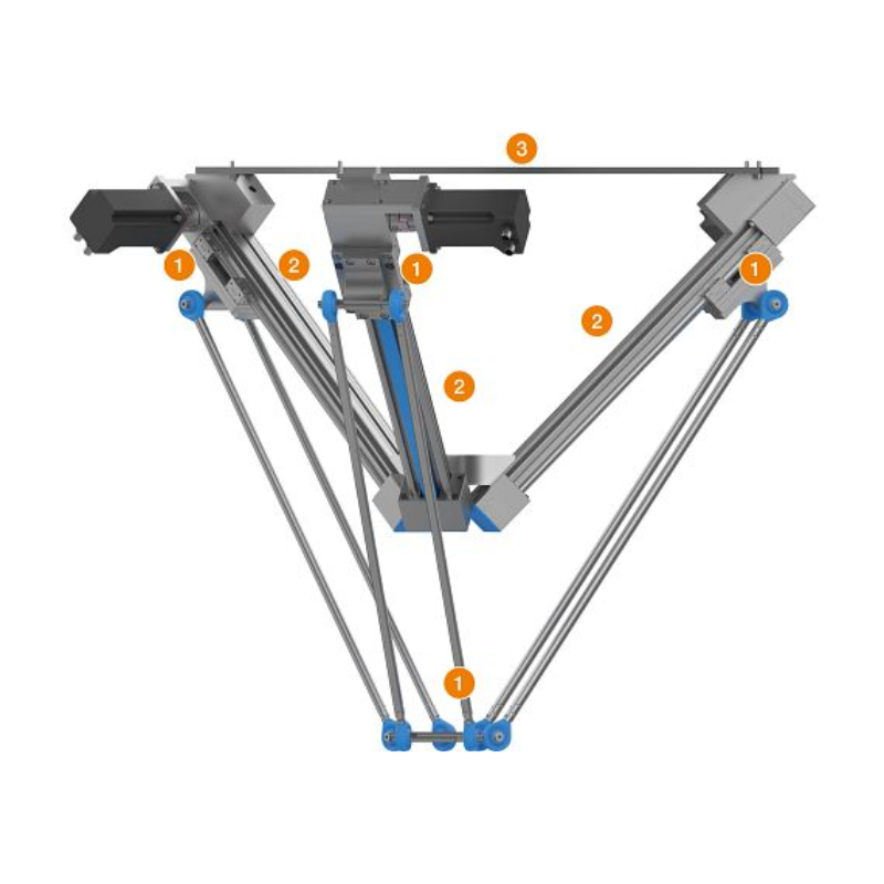 Robot Delta cánh tay Carbon