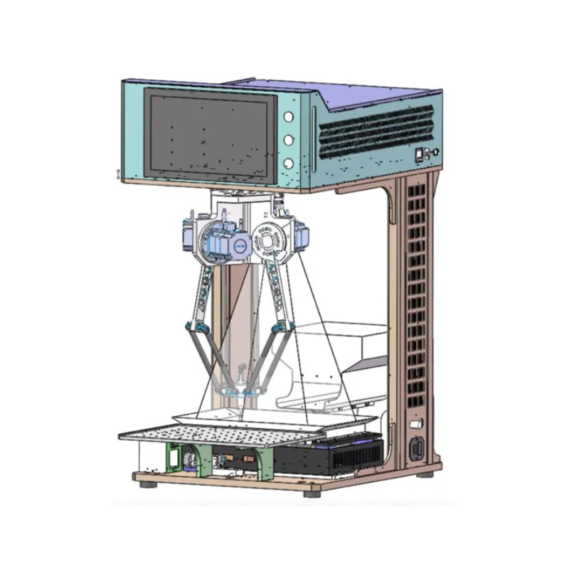 Robot Delta gắp linh kiện nhỏ