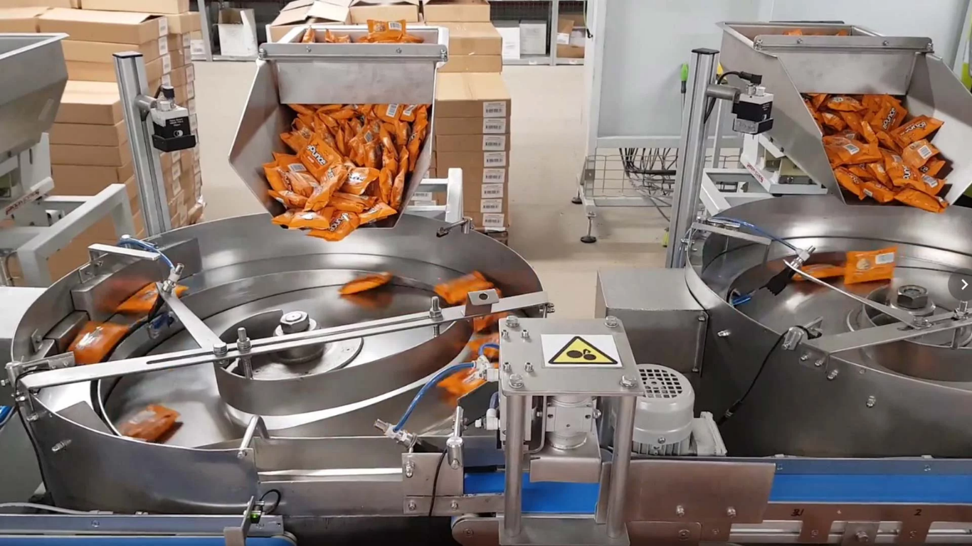 Ứng dụng phổ biến của bộ cấp liệu bậc thang cho ngành thực phẩm