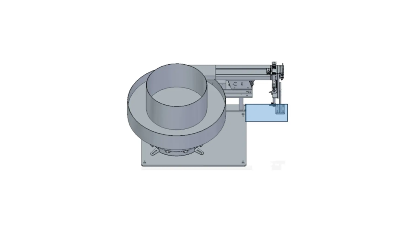 Mâm rung có những loại nào? Hướng dẫn phân loại toàn diện trong thiết kế máy 1 Mâm rung tròn cấp liệu (Vibratory Bowl Feeder)