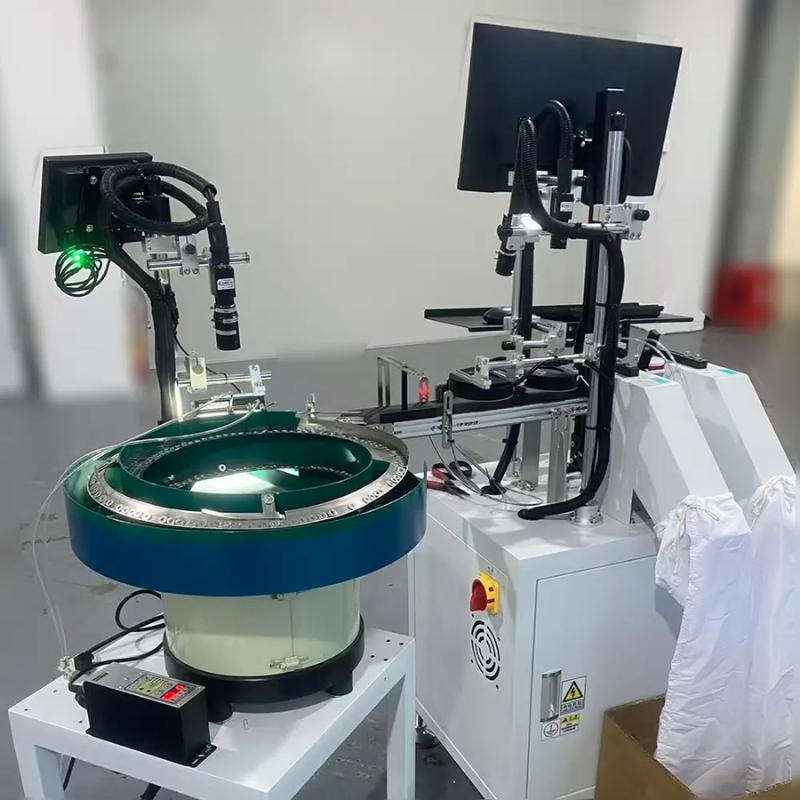 Hệ thống máy kiểm tra ngoại quan tích hợp mâm rung phân loại tự động 3 Hệ thống máy kiểm tra ngoại quan tích hợp mâm rung phân loại tự động