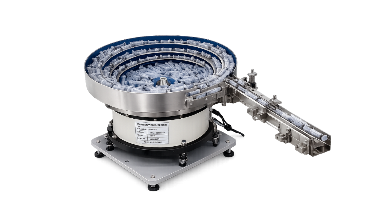 Mâm rung cấp liệu ống tiêm/xi lanh