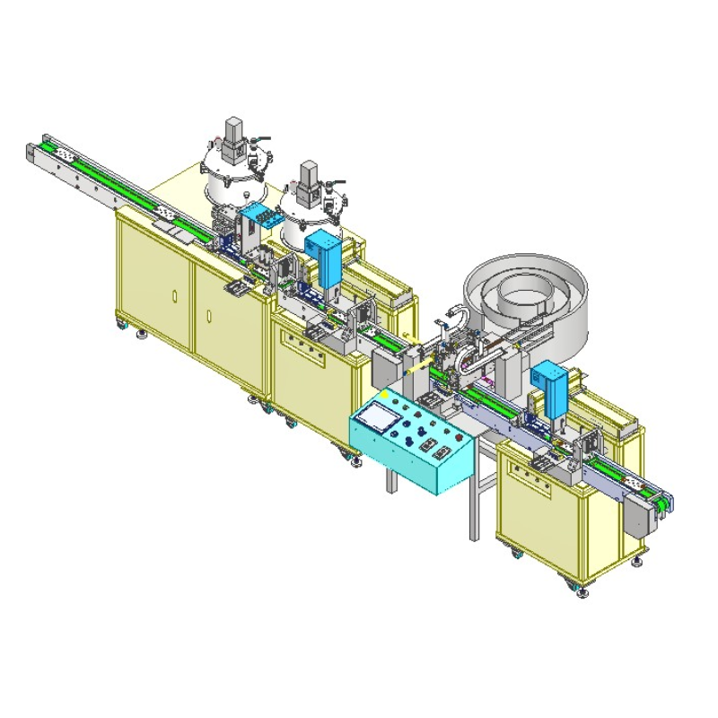 Bản vẽ layout máy lắp ráp tự động