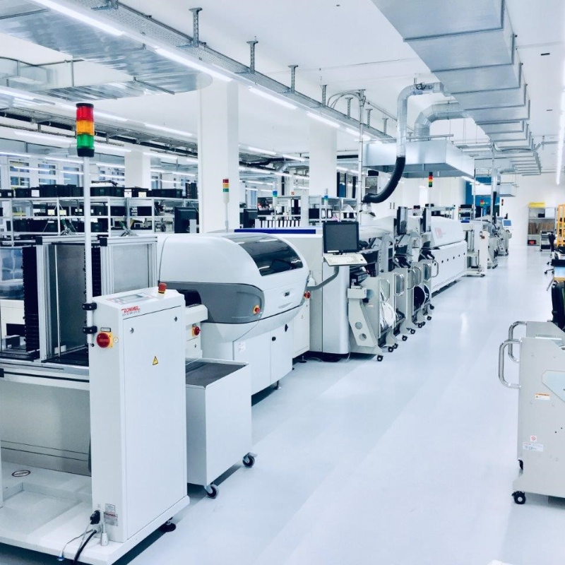 Layout dây chuyền lắp ráp linh kiện điện tử