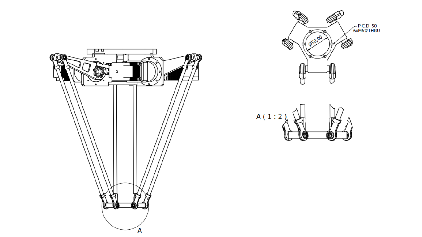 Quy trình 3 bước xác định sải cánh tay Robot Delta phù hợp dự án