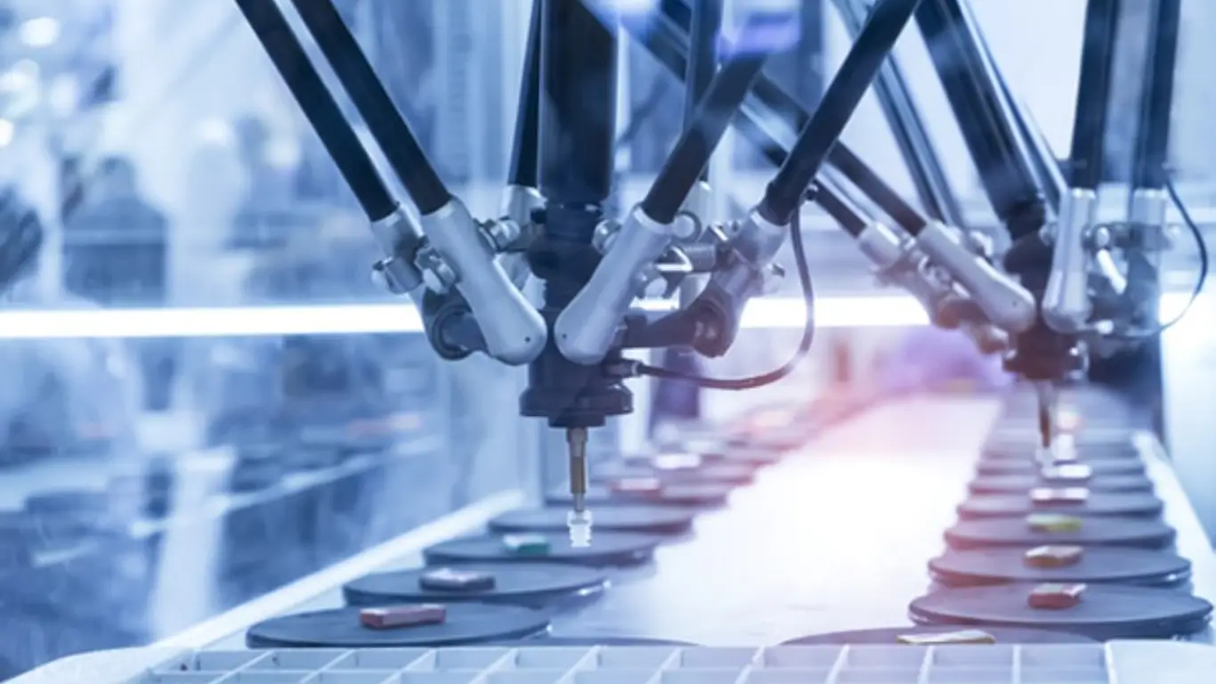 Cách tăng chu kỳ gắp thả của Robot Delta lên tối đa bứt phá sản lượng 3 Vai trò của mâm rung cấp liệu trong việc đẩy tốc độ Robot Delta lên giới hạn