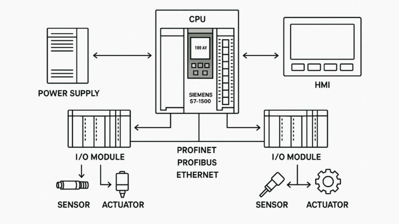 Vai trò của việc kết nối PLC với máy lắp ráp tự động