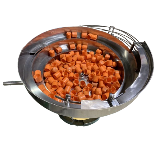 Phễu bổ sung liệu cho mâm rung