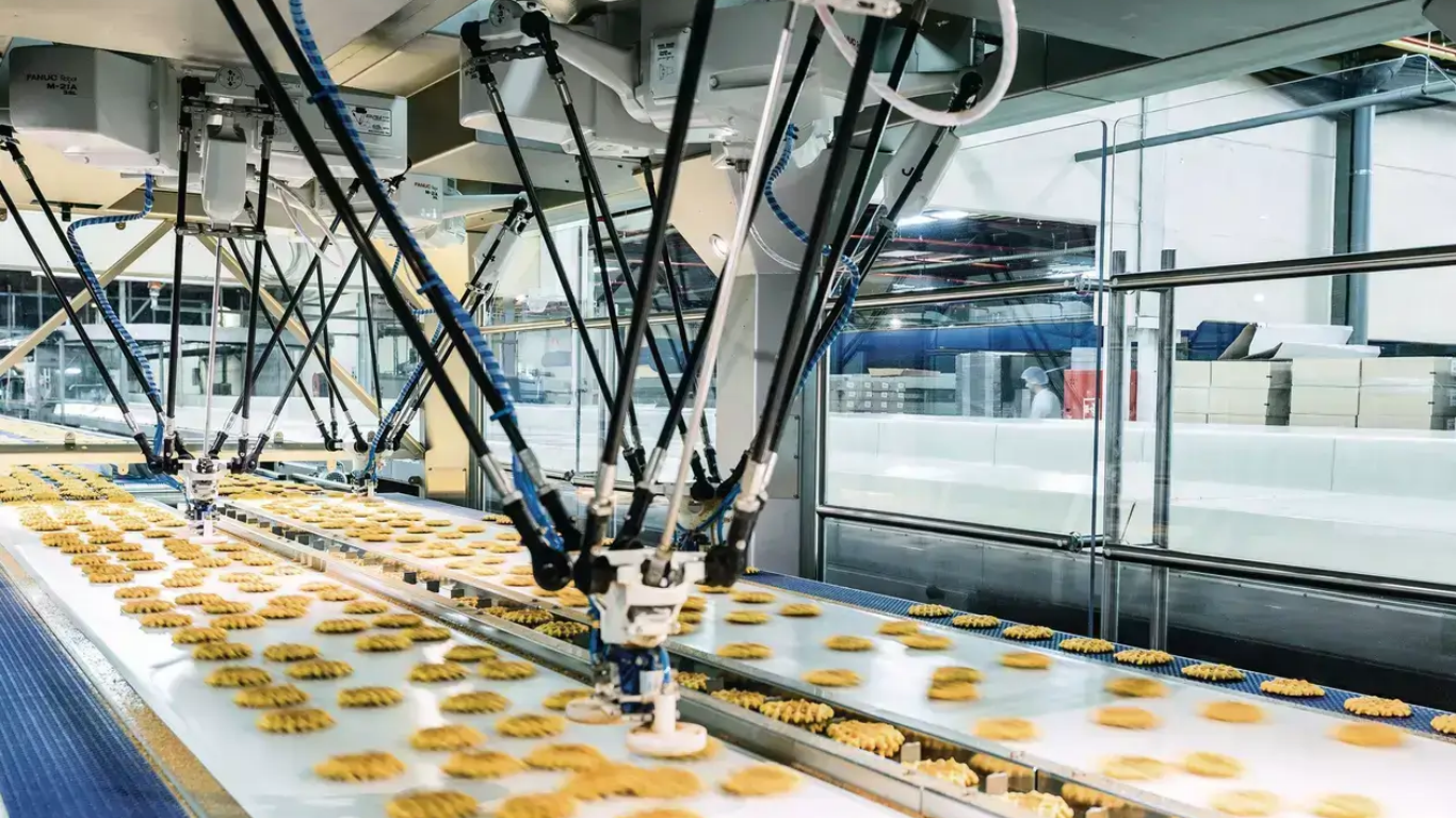 Nguyên lý vận hành của giải pháp bốc xếp hỏa tốc dùng Robot Delta 4 trục tích hợp Vision AI